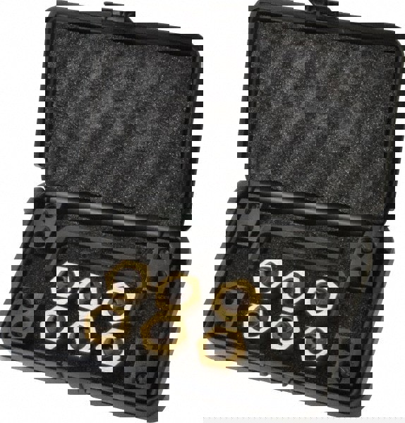 Fixture Clamp T-Slot Set: 12 Pc, 1/2-13 Stud Thread, 11/16